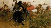 Viktor Vasnetsov Fight of Scythians and Slavs oil on canvas